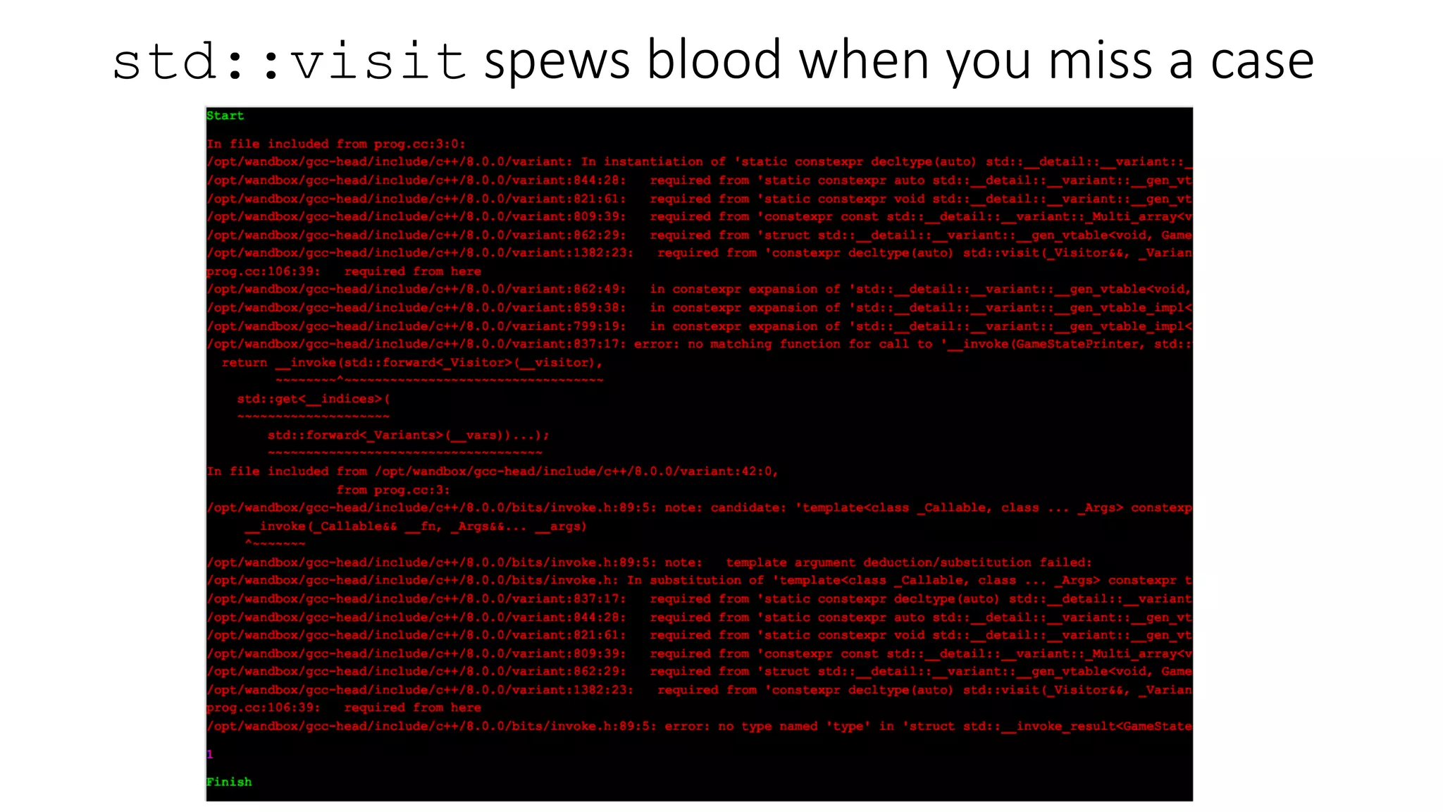 std::visit spews blood when you miss a case
 