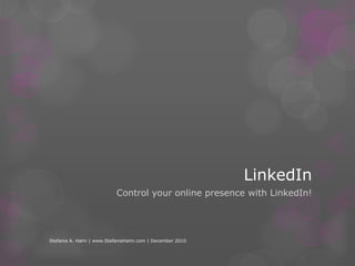 Build and use 3 pages > About Me, My Selling Philosophy& Featured Community (edit and change all information)