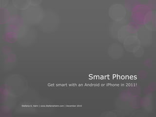 So what does this all mean?If you are on Facebook, using Facebook Connect will allow you to share your Facebook information across other sites that you use and may connect you with people you would not have otherwise connected with online.It means more of being social and sharing online.Stefanie A. Hahn | www.StefanieHahn.com | December 2010