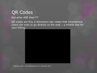 Stefanie A. Hahn | www.StefanieHahn.com | December 2010