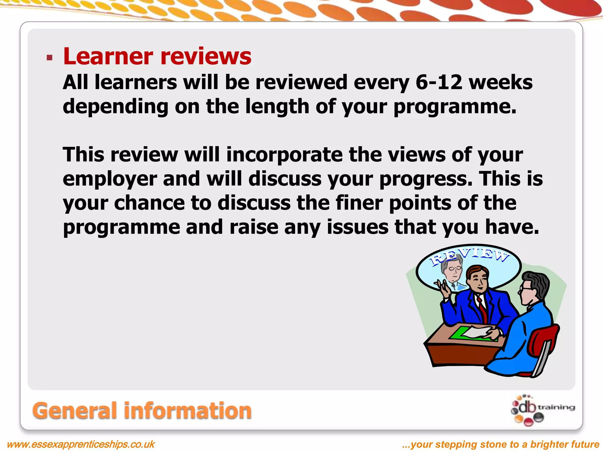 DB Training - Apprenticeship - Induction Presentation | PPTX