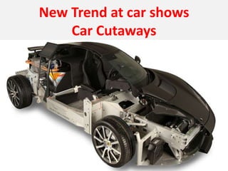 New Trend at car shows
    Car Cutaways
 