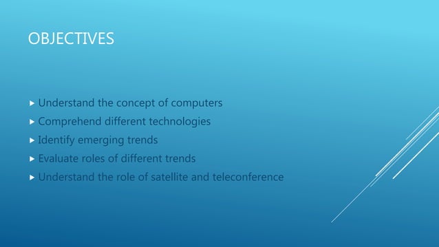 NEW TRENDS IN EDUCATIONAL TECHNOLOGY SLIDESHARE intelligence overview
