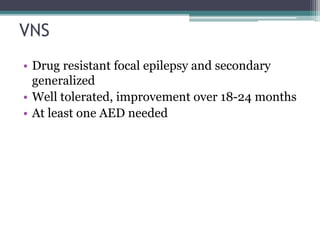 New Trends in Epilepsy Management | PPTX