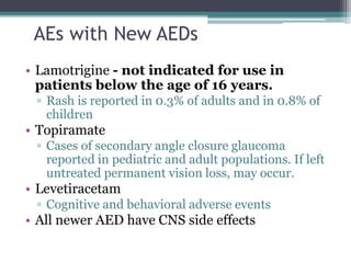 New Trends in Epilepsy Management | PPTX