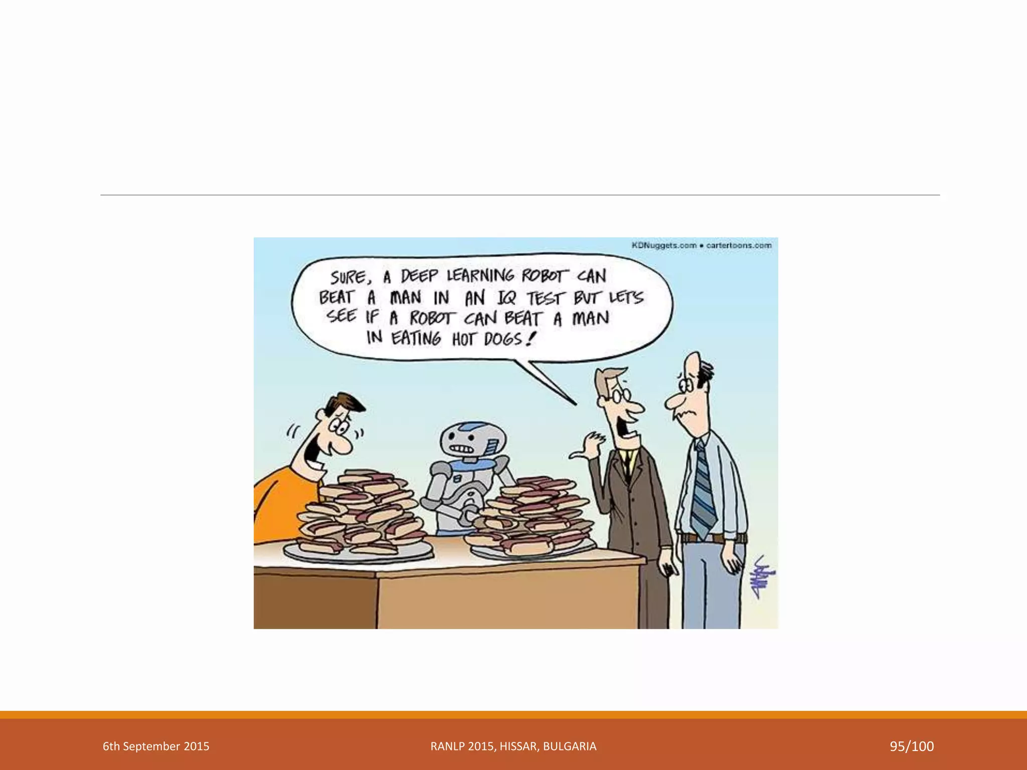 6th September 2015 RANLP 2015, HISSAR, BULGARIA 95/100
 