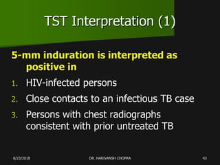 Tst Interpretation Training.pdf EPIDEMIOLOGY OF TUBERCULOSIS | PPTX