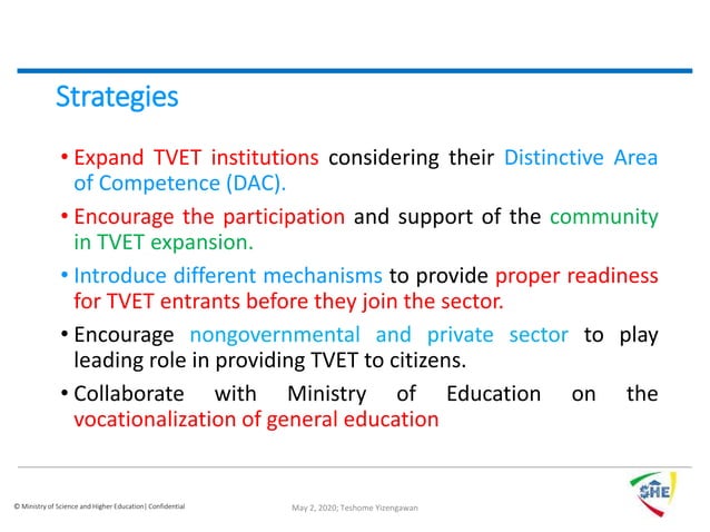 New TVET Policy & Strategy | PPT