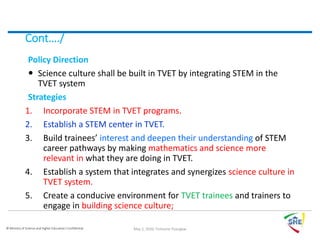 New TVET Policy & Strategy | PPT
