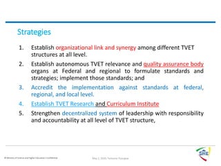 New TVET Policy & Strategy | PPT