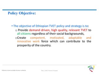 New TVET Policy & Strategy | PPT