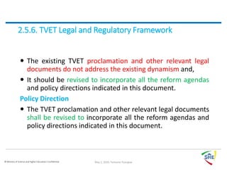New TVET Policy & Strategy | PPT