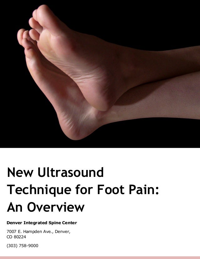 ultrasound for foot pain