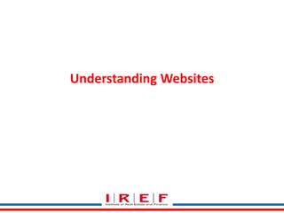 Understanding Websites 
 