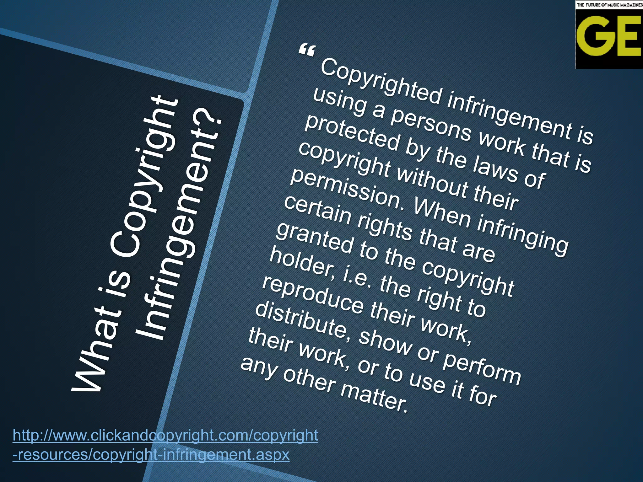 http://www.clickandcopyright.com/copyright
-resources/copyright-infringement.aspx
 