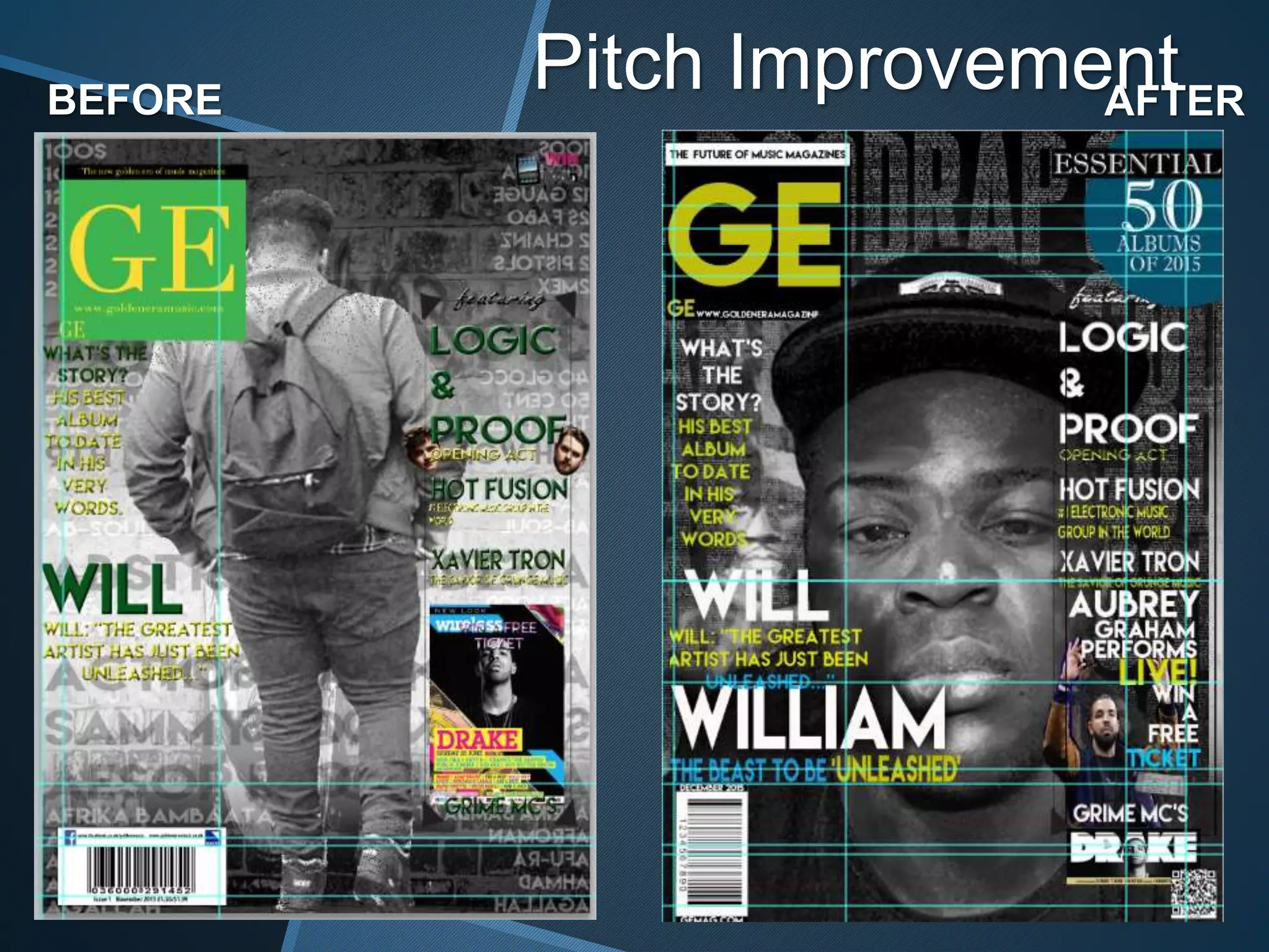 Pitch ImprovementBEFORE AFTER
 