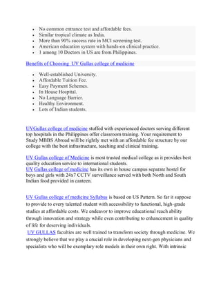 uv gullas medical college admissions 2020 | PDF | Undergraduate ...