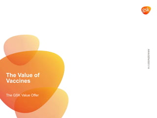 The GSK Value Offer
The Value of
Vaccines
AWA/GEN/0001/14
 