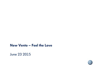 June 23 2015
New Vento – Feel the Love
 