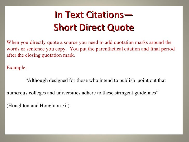 parenthetical citation in research paper