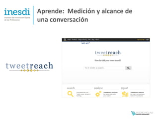 Aprende: Medición y alcance de
una conversación
 