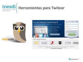 Herramientas para Twitear
 
