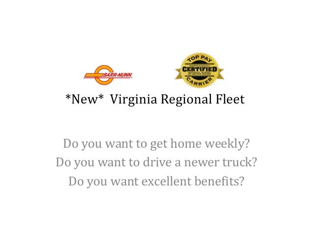 New Virginia Regional Fleet At Barr Nunn Transportation