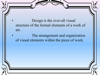 humanities principle of visual art | PPTX