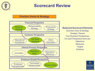 Scorecard Elements New Ways To Manage Your Vet Practice With Financials | PPT