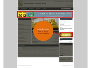 Advertisements
 (can be linked
to any content)
 