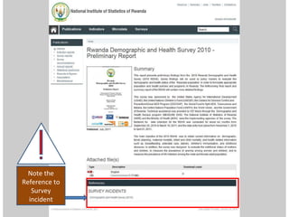 Note the
Reference to
   Survey
  incident
 