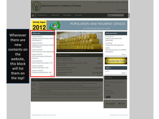 Whenever
 there are
    new
contents on
    the
  website,
 this block
   will list
  them on
  the top!
 