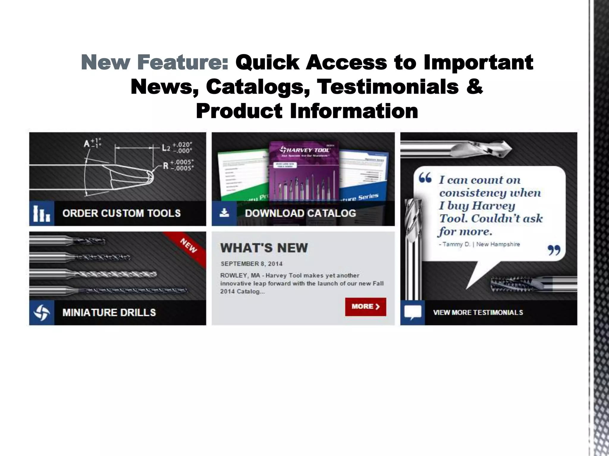 with improved browsing layout.Scan tool offering
 