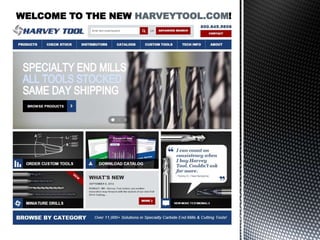 Welcome to the New
www.HarveyTool.com
 