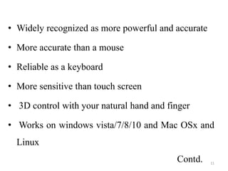 Leap Motion seminar presentation ppt | PPTX