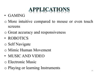 Leap Motion seminar presentation ppt | PPTX