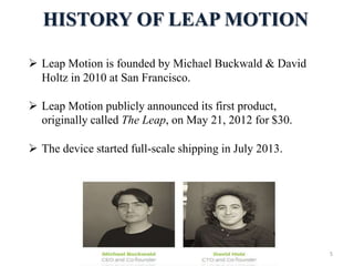 Leap Motion seminar presentation ppt | PPTX