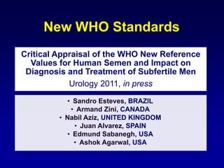 New WHO Standards