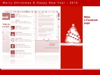 M e r r y  C h r i s t m a s  &  H a p p y  N e w  Y e a r  -  2 0 1 0 Make a Facebook page 