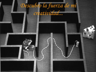 Descubro la fuerza de mi
creatividad...
 
