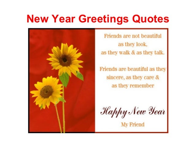 New Year Greetings Quotes