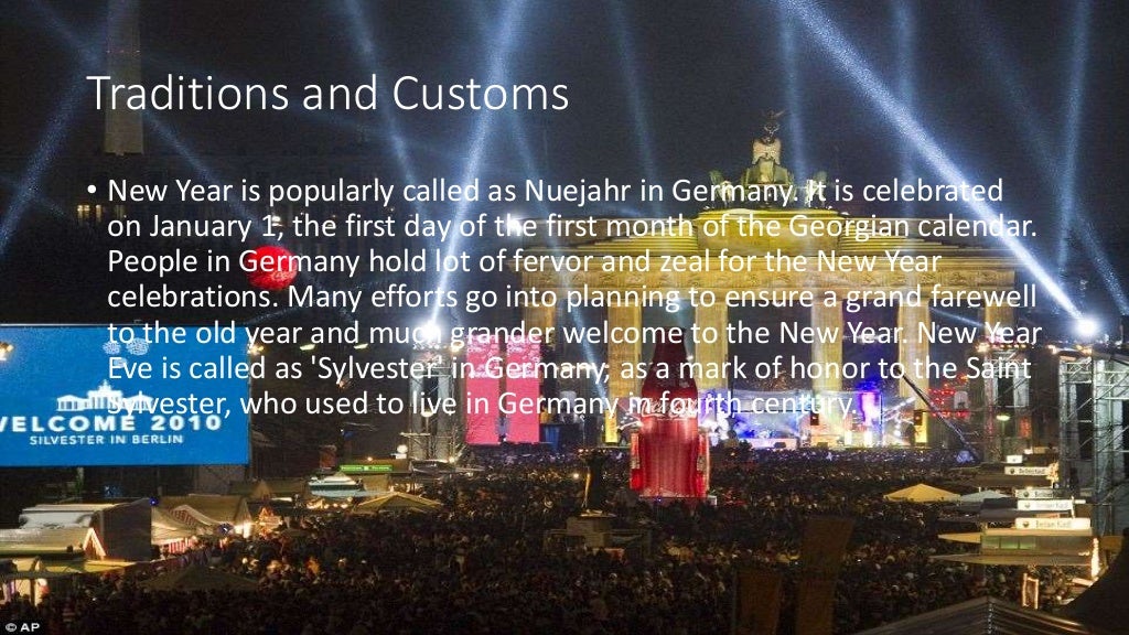 New year in germany