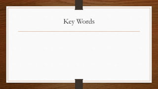 Key Words