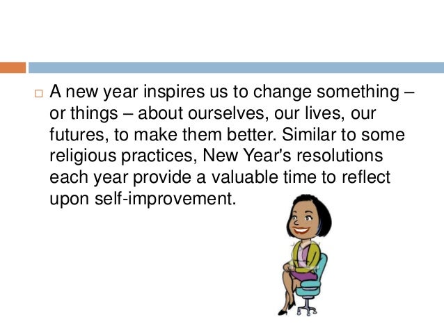 New year&#039;s resolution