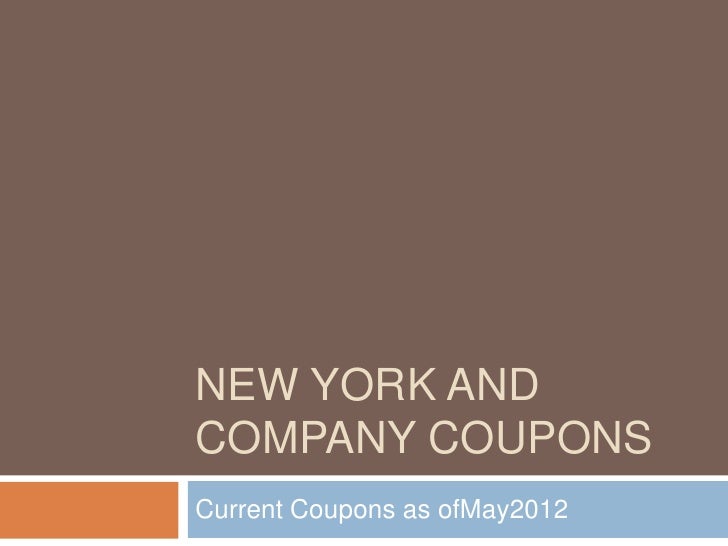 newyorkandcompany coupons