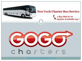 New York Charter Bus Service
http://www.gogocharters.com
1-855-826-6770
Agents Available 24/7
 