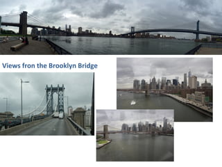 Views fron the Brooklyn Bridge 
 