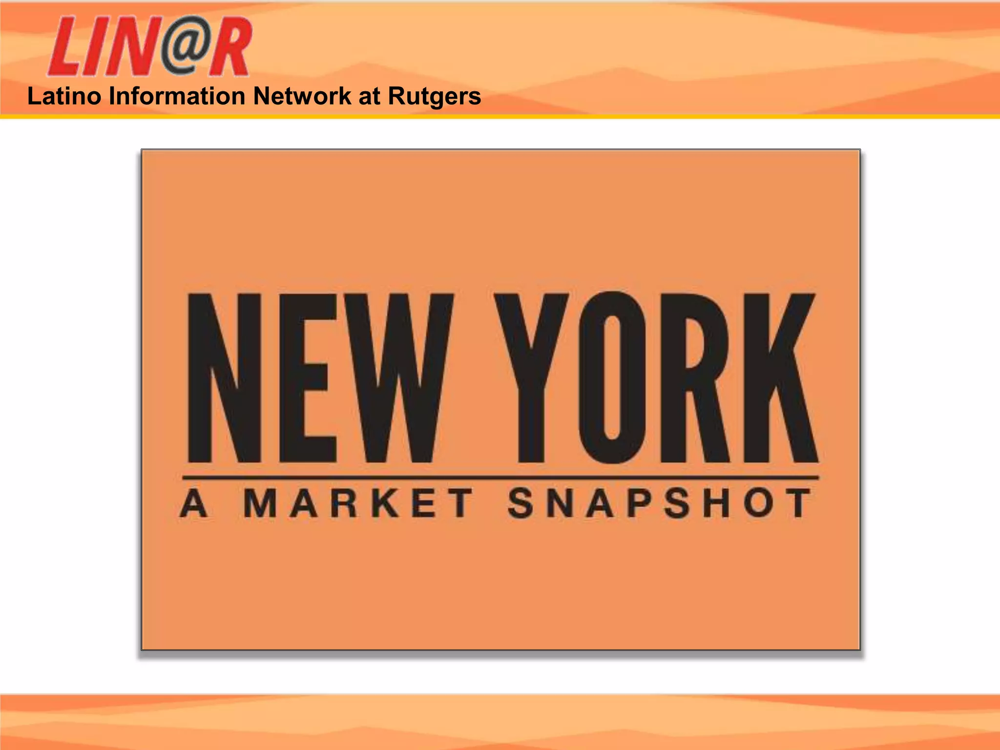 New york market snapshot PPT