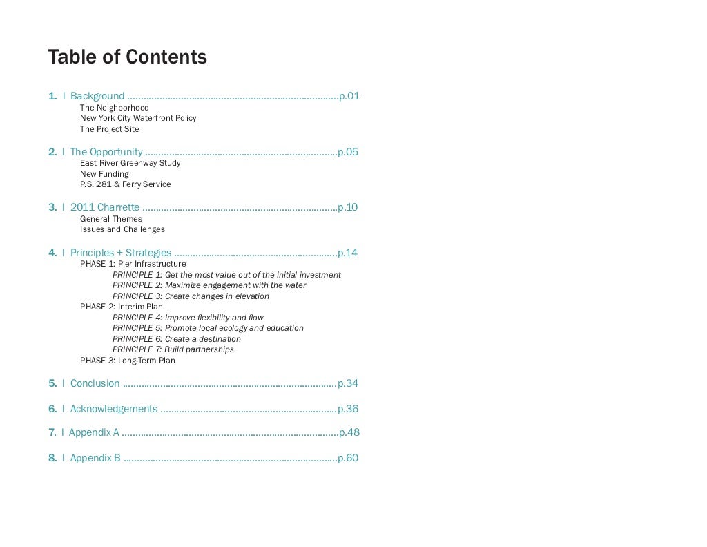table of Contents 1. l