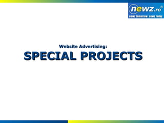 Website Advertising: SPECIAL PROJECTS 